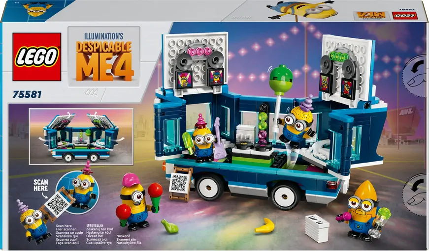 LEGO®  Já, padouch 4 75581 Mimoni a hudební párty autobus