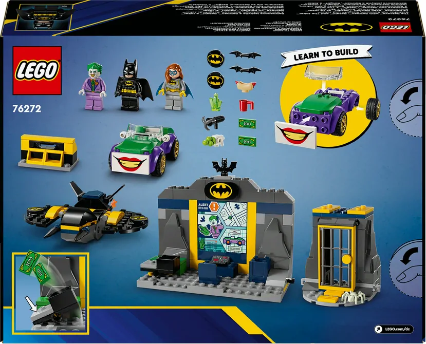 LEGO® DC Batman™ 76272 Batmanova jeskyně a Batman™, Batgirl™ a Joker™