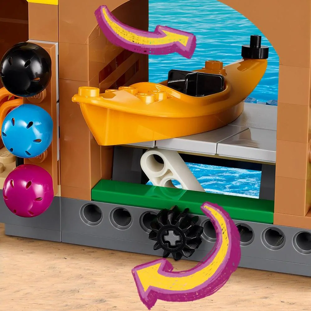 LEGO® Friends 42626 Dobrodružný tábor s vodními sporty - protržená krabice