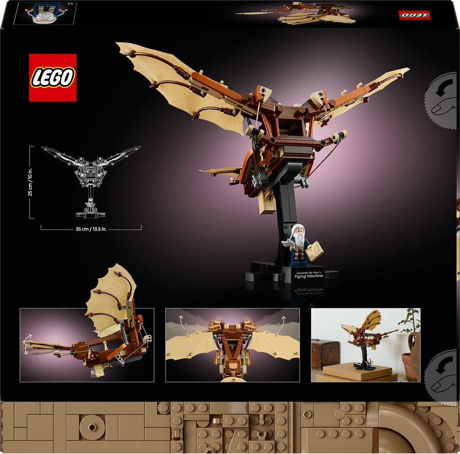 LEGO® Icons 10363 Létající stroj Leonarda da Vinciho
