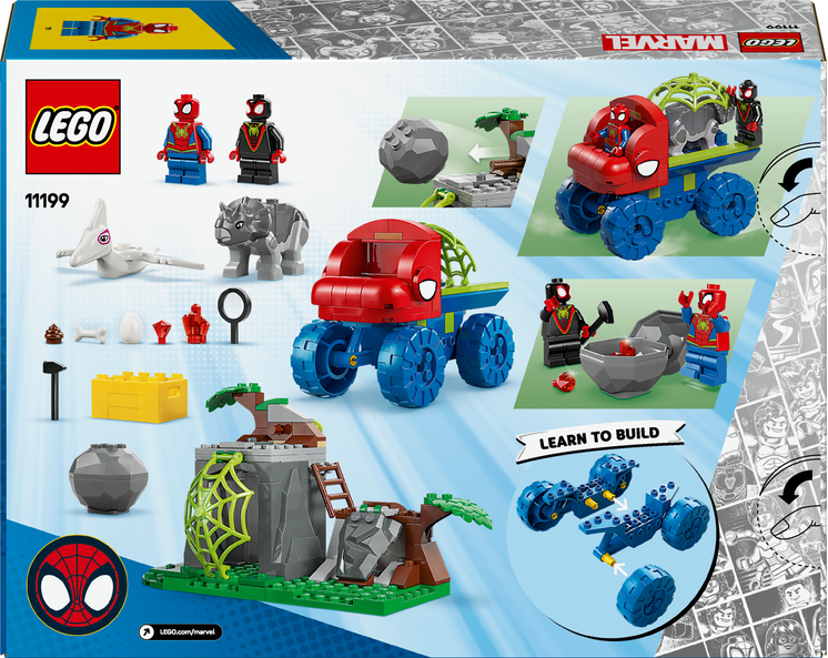 LEGO® Marvel 11199 Spideyho tým a záchrana dinosaurů s truckem