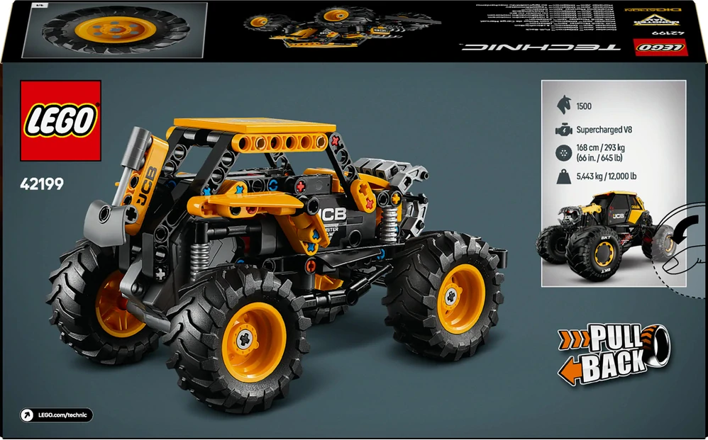 LEGO® Technic 42199 Monster Jam™ DIGatron™ s natahovacím motorem