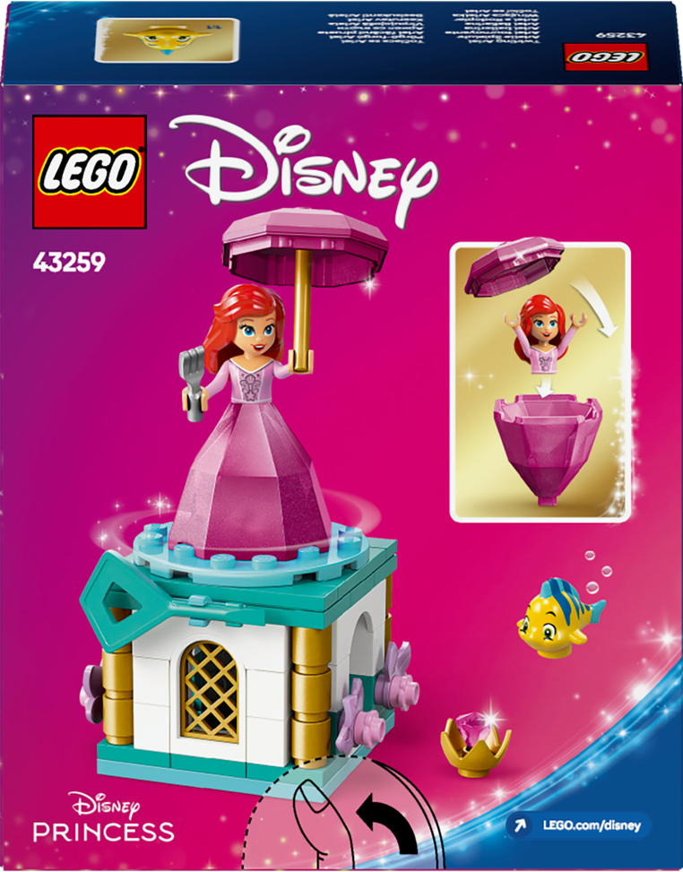 LEGO® ǀ Disney 43259 Točící se Ariel