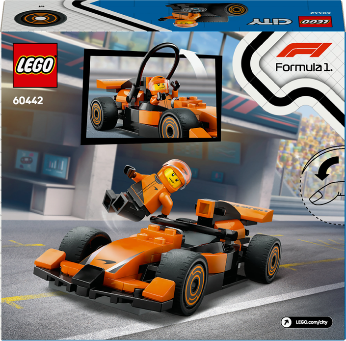 LEGO® City 60442 Jezdec F1® se závodním vozem McLaren