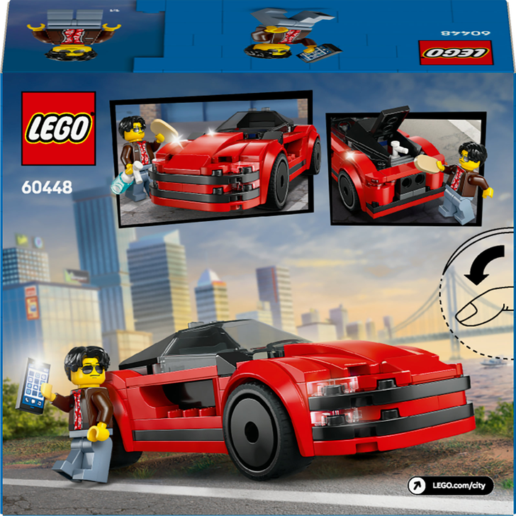 LEGO® City 60448 Červený sporťák