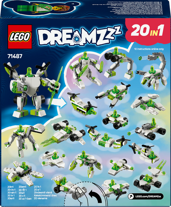 LEGO® DREAMZzz™ 71487 Z-Flekova dobrodružství s roboty a vozidly
