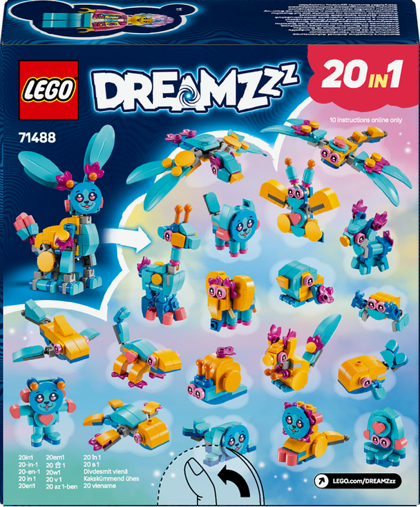 LEGO® DREAMZzz™ 71488 Bunchu a kreativní zvířecí dobrodružství