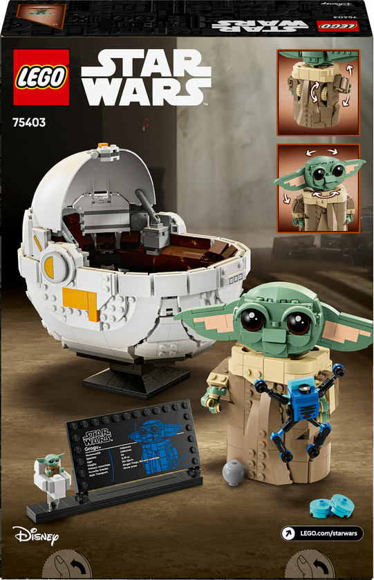 LEGO® Star Wars™ 75403 Grogu™ ve vznášejícím se kočárku