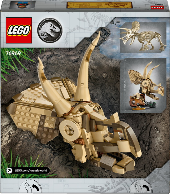 LEGO® Jurrasic World 76969 Dinosauří fosilie: Lebka triceratopse
