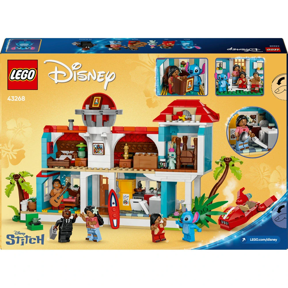 LEGO® │ Disney 43268 Lilo a Stitch a domek na pláži
