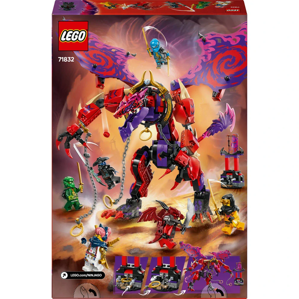 LEGO® NINJAGO® 71832 Drak chaosu Thunderfang