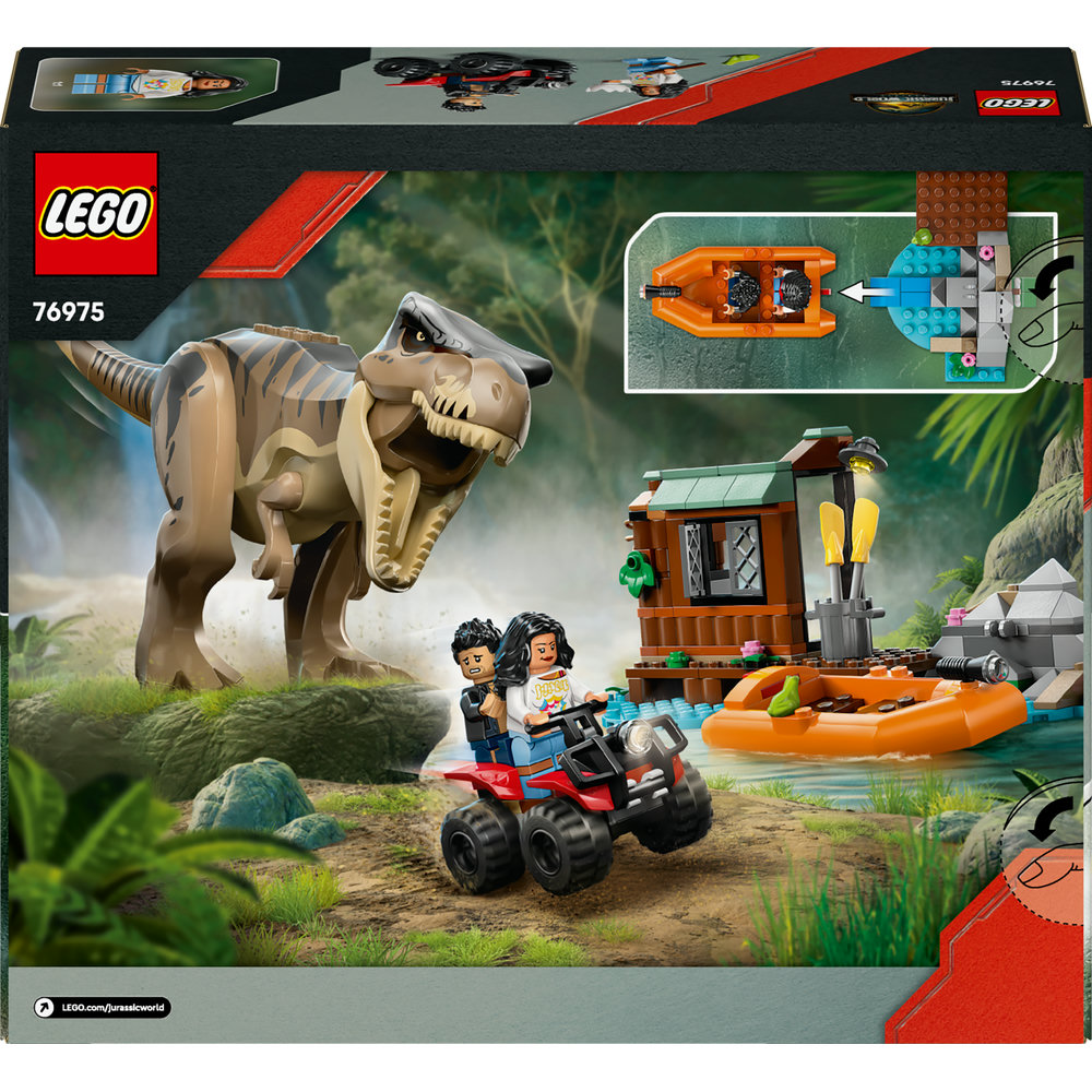 LEGO® Jurassic World 76975 T-rex a útěk po řece