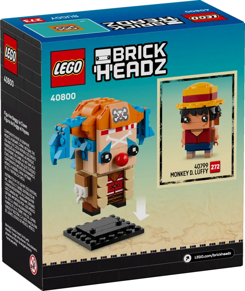 LEGO® 40800 BRICKHEADZ DISNEY Figurka: Klaun Buggy