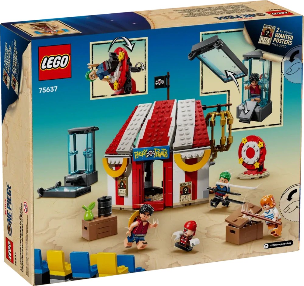 LEGO® ONE PIECE 75637 Klaun Buggy a jeho cirkusový stan