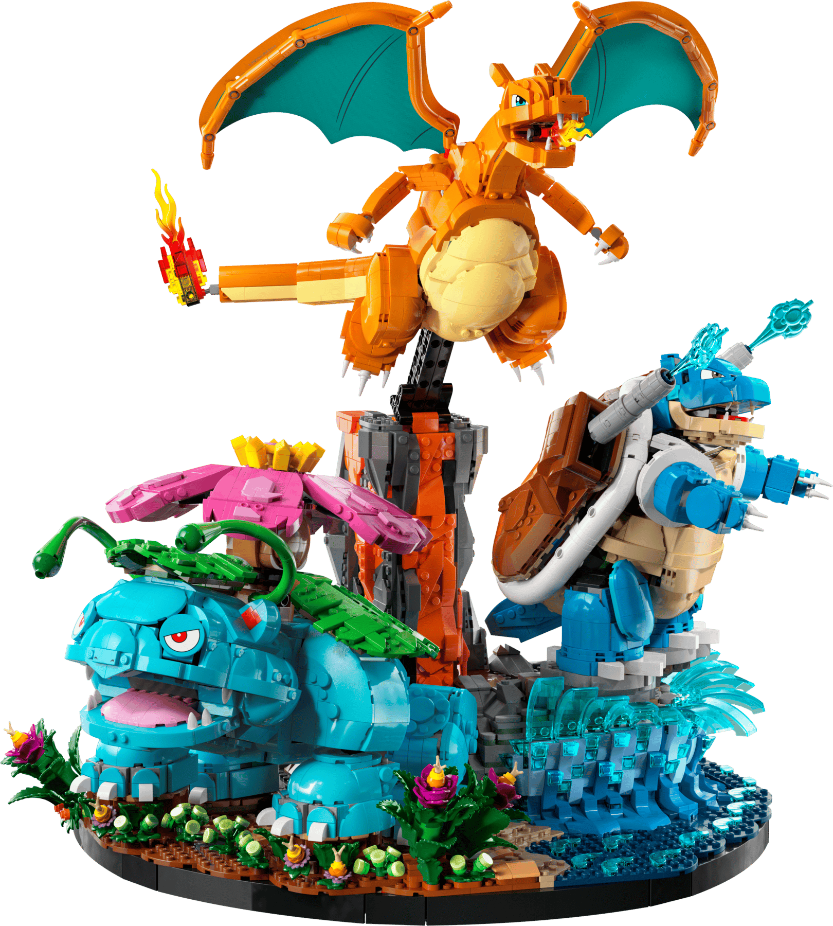 LEGO® Pokémon 72153 Venusaur, Charizard a Blastoise