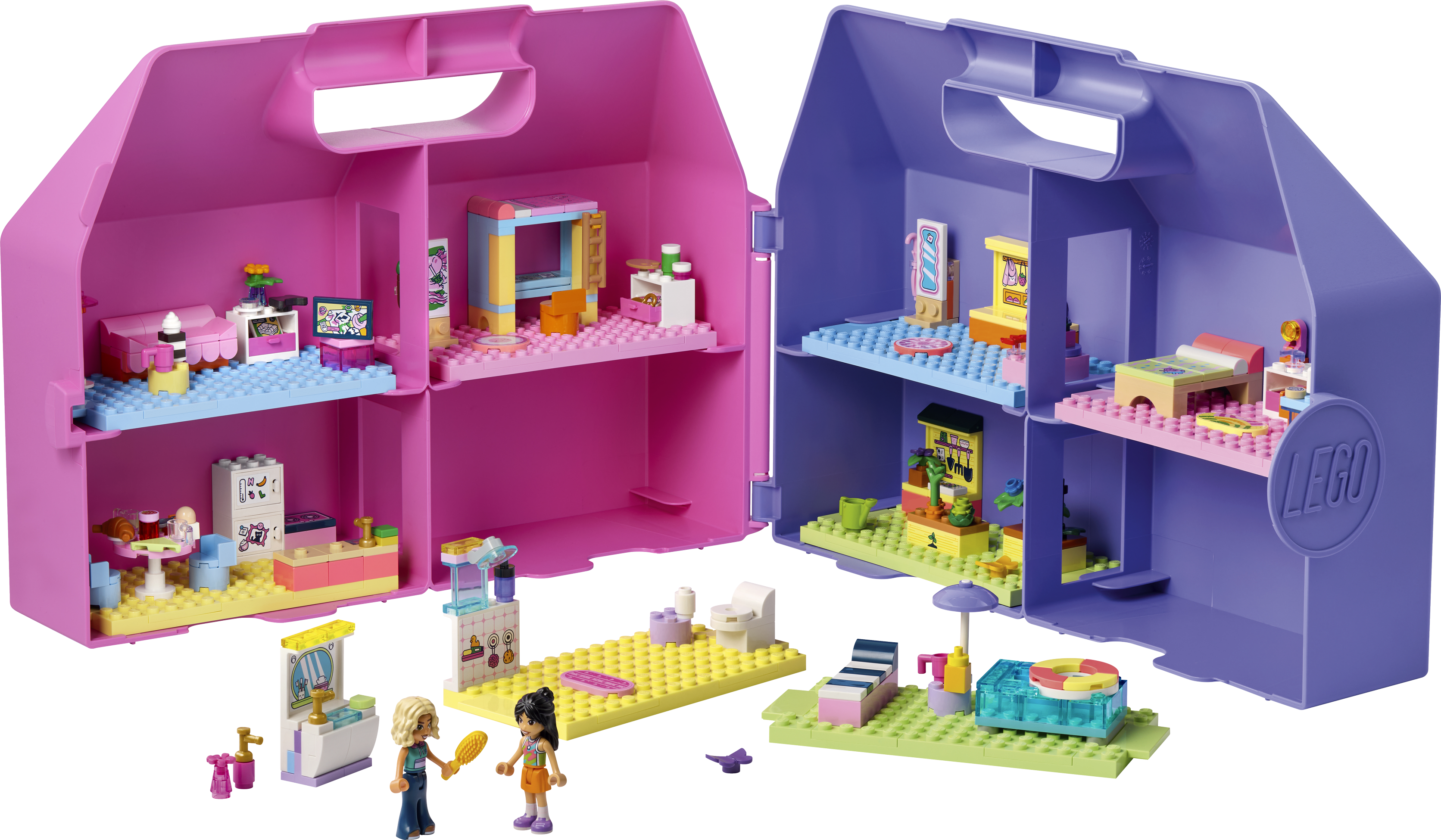LEGO® Friends 42697 Kreativní kufřík a domek pro panenky