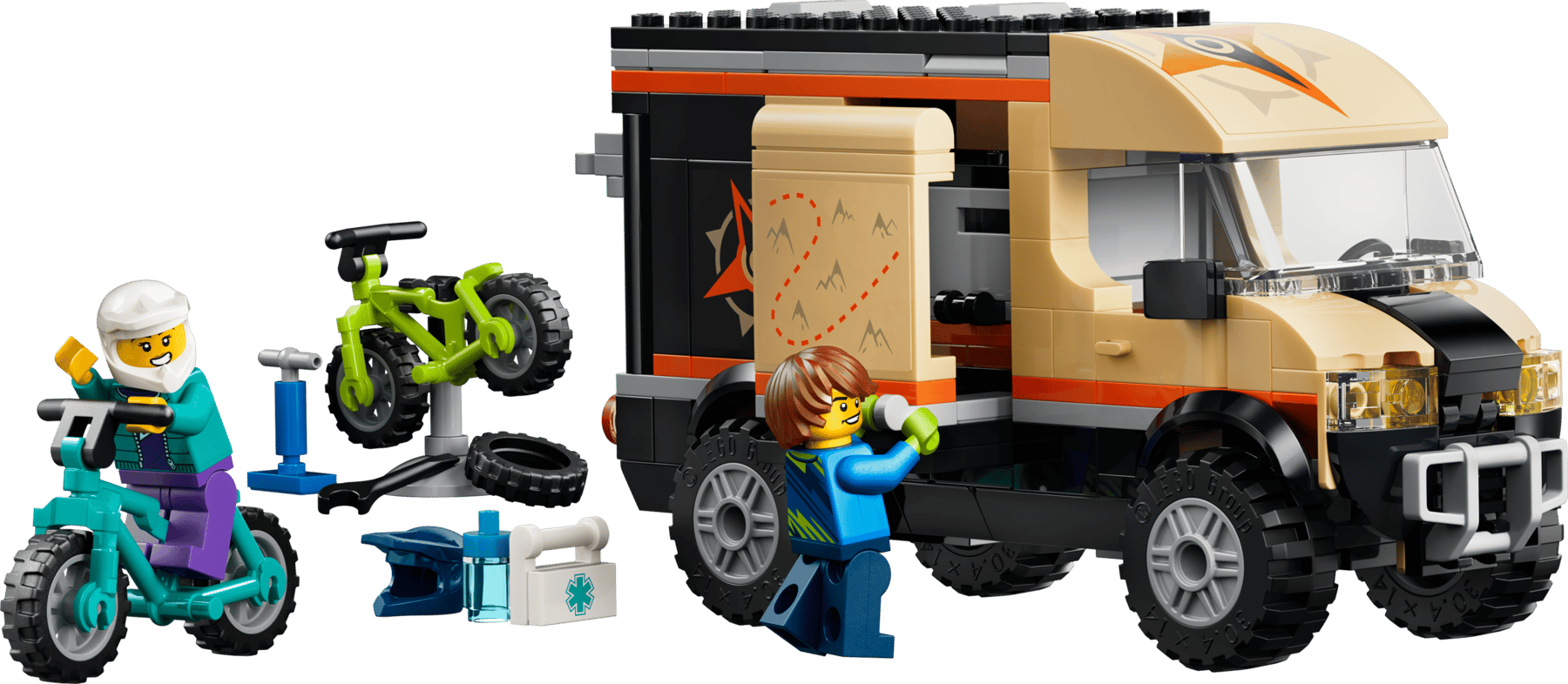 LEGO® City 60512 Dodávka s horskými koly