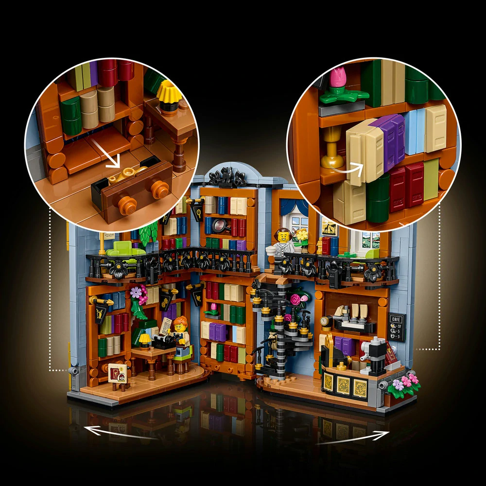 LEGO® Icons 11379 Knižní zarážka: Knihkupectví