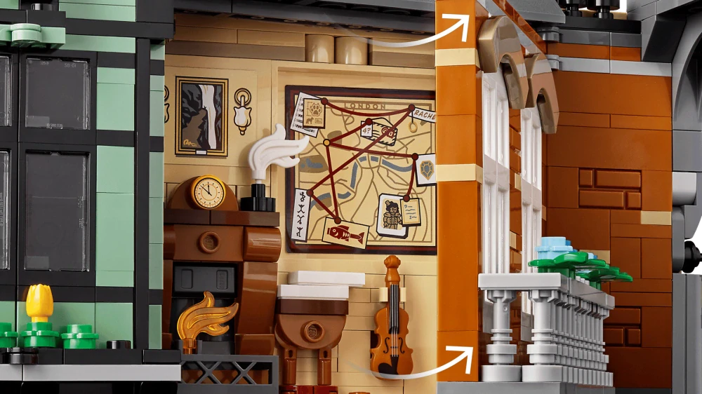 LEGO® Icons™10351 Knižní zarážka: Sherlock Holmes