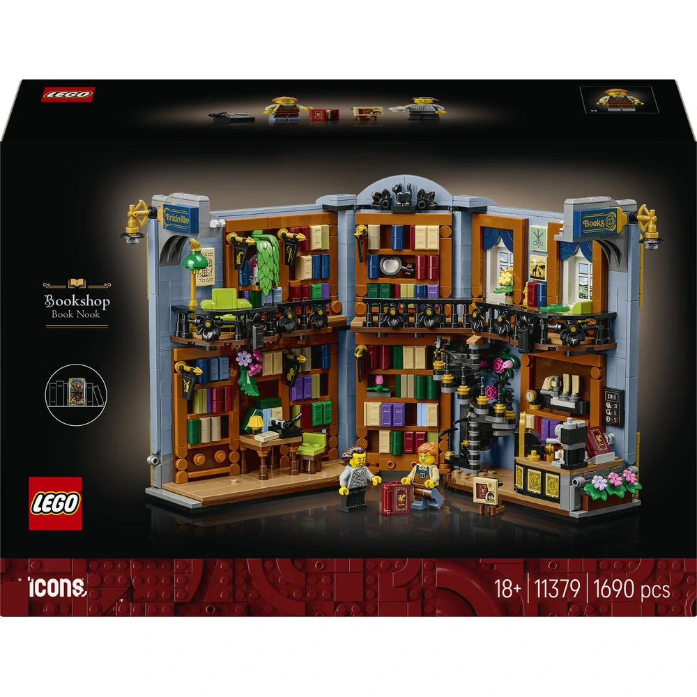 LEGO® Icons 11379 Knižní zarážka: Knihkupectví