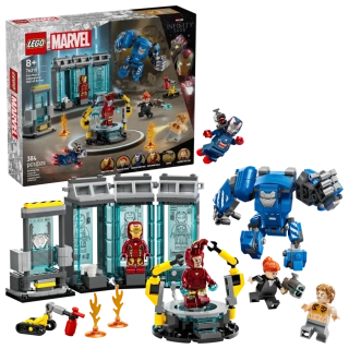 LEGO® Marvel 76315 Iron Man a jeho laboratoř: Síň brnění