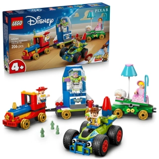 LEGO® │ Disney 43264 Slavnostní vláček a Autíčko z Příběhu hraček