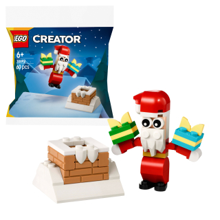LEGO® 30692 CREATOR Santa u komína - vánoční zábava