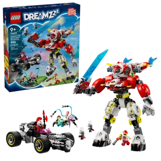 LEGO® DREAMZzz™ 71497 Cooperův tygří robot a Zerův hot rod