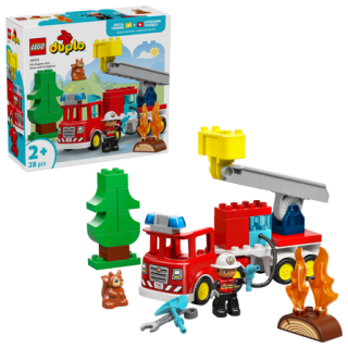 LEGO® DUPLO® 10473 Hasičské auto s hadicí a hasičem