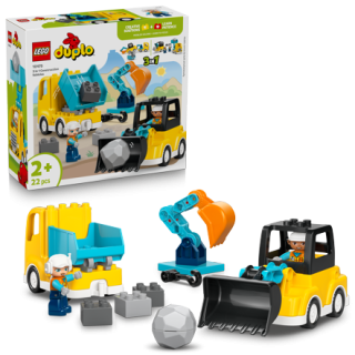 LEGO® DUPLO® 10475 Vozidla na stavbě 3 v 1