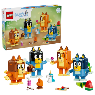 LEGO® Bluey 11217 Bluey a její rodinka z kostek