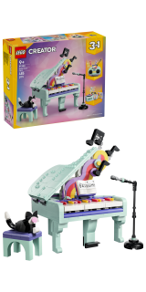 LEGO® Creator 31392 Hudební dekorace: Klavír s kočkou