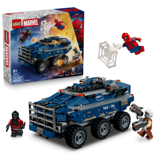 LEGO® SUPER HEROES 76349 Spider-Man a honička za vězeňským transportérem