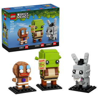 LEGO® BrickHeadz™ 40923 Figurky: Shrek, Oslík a Perníček