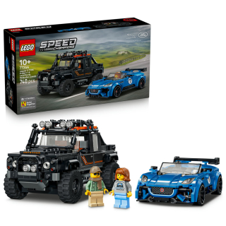 LEGO® SPEED CHAMPION 77264 Jaguar Project 7 a Land Rover Defender